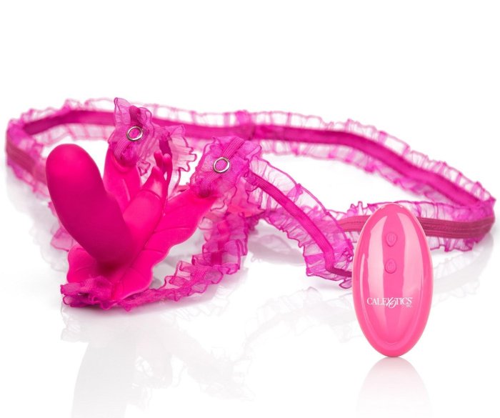 Chiloti Strapon Femei Calexotics »Remote Venus Penis« Roz