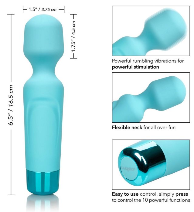 Aparat Masaj Calexotics »Eden Wand« 16,5 cm - Albastru