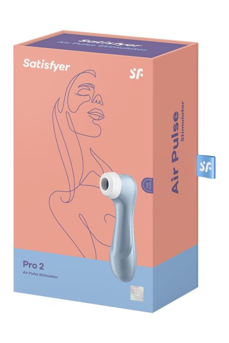 Vibrator Satisfyer »Pro 2« Generation 2, Albastru - detaliu design