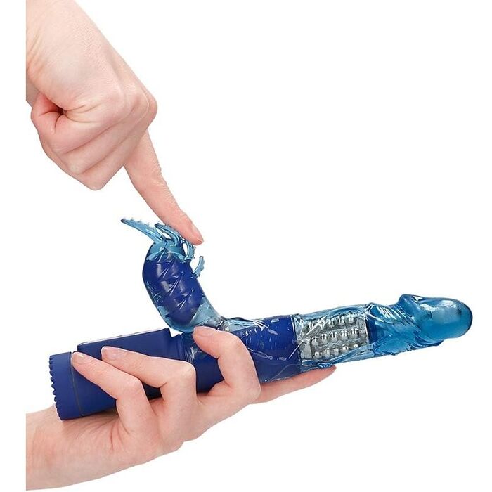 Vibrator Shots Toys »Rotating Beetle« 23 cm - Albastru