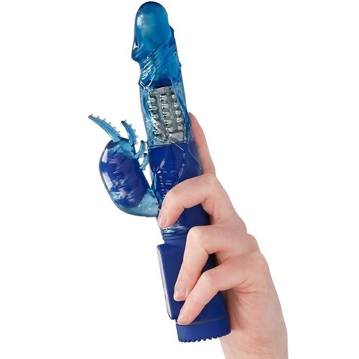 Vibrator Shots Toys »Rotating Beetle« 23 cm - Albastru