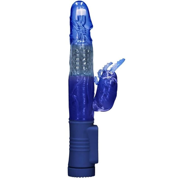 Vibrator Shots Toys »Rotating Beetle« 23 cm - Albastru
