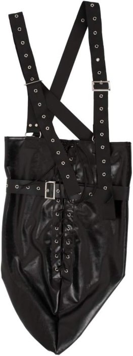 Sistem imobilizare Fetish Collection »Imitation Leather Arm Sack« Negru