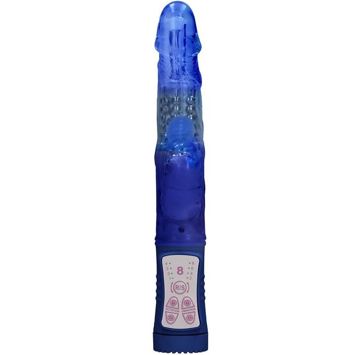 Vibrator Shots Toys »Rotating Beetle« 23 cm - Albastru