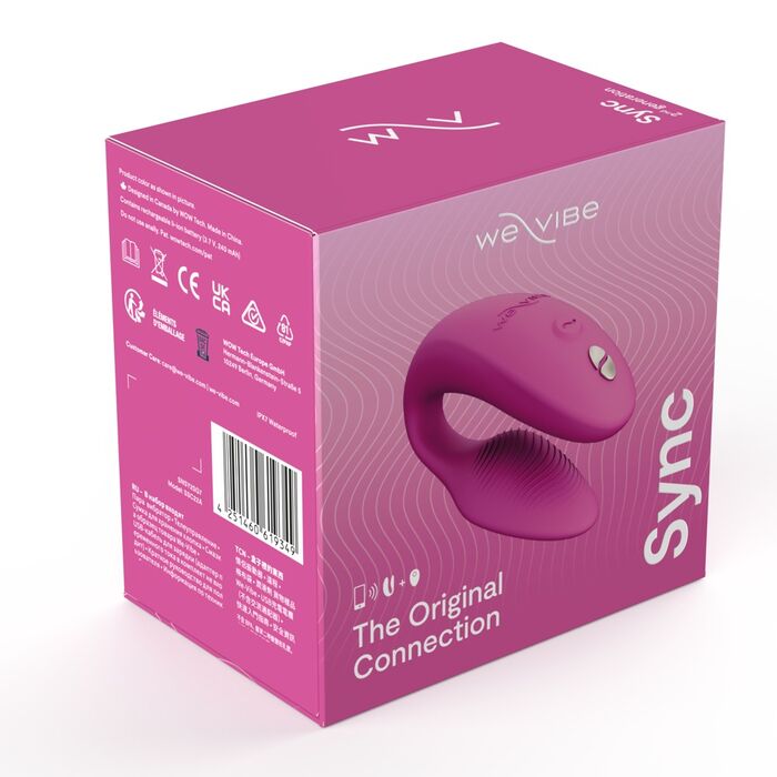 Vibratore Cupluri We-Vibe »Sync 2« 7,5 cm - Roz