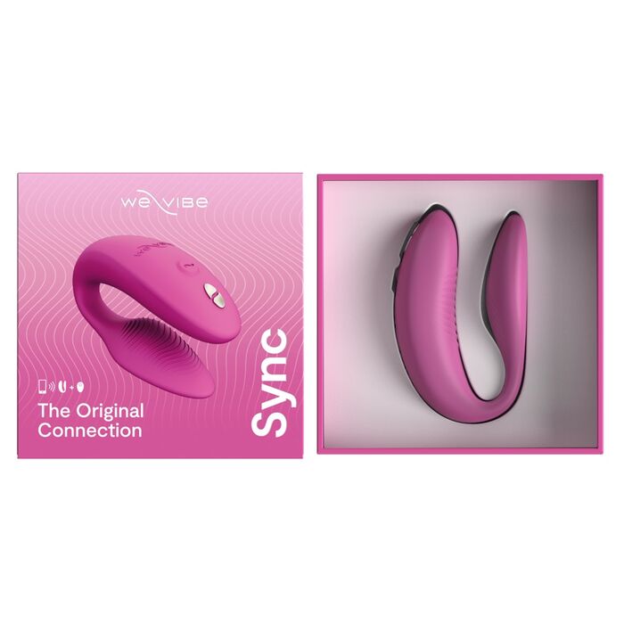 Vibratore Cupluri We-Vibe »Sync 2« 7,5 cm - Roz