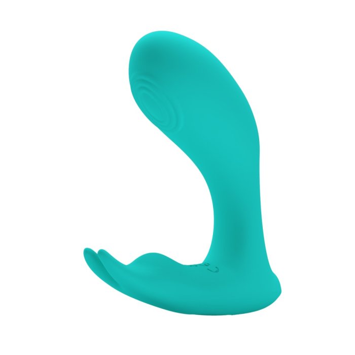 Vibrator Pretty Love "Idabelle" 10,1 cm - Verde - dimensiuni complete