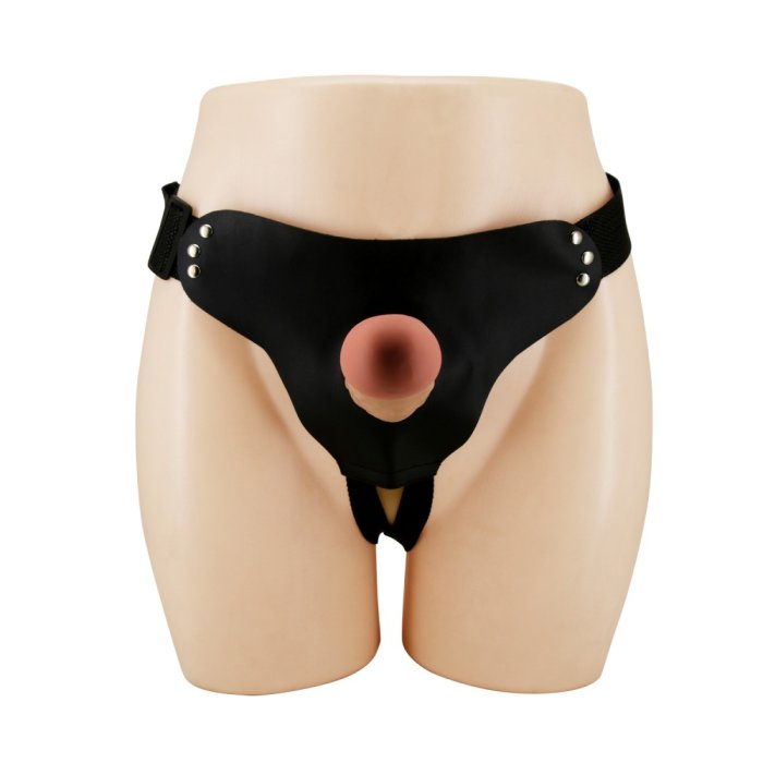 Strapon Barbati Pretty Love »Stark« 17,5 cm - Natural - vedere spate