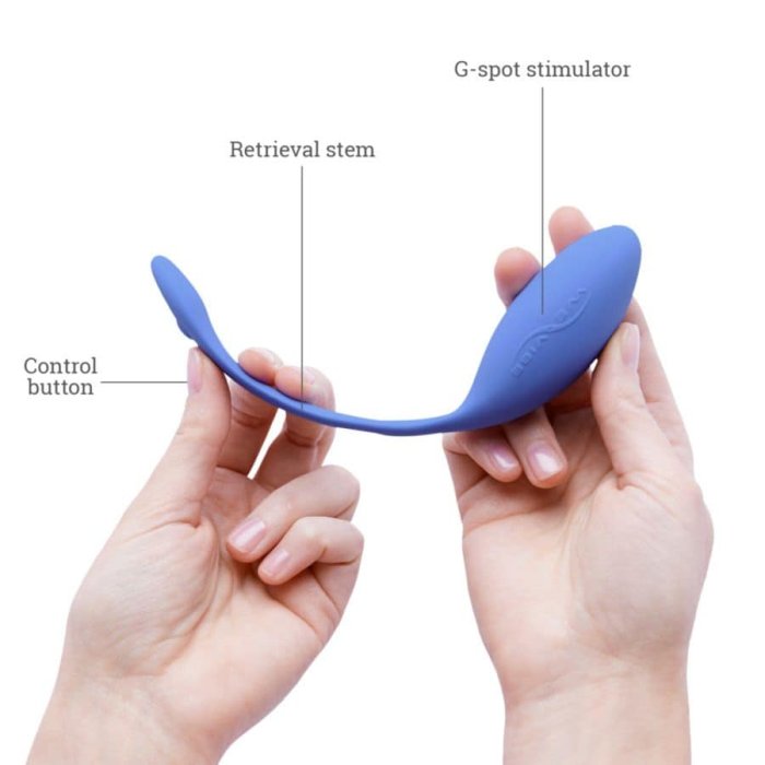 Vibrator Cupluri We-Vibe »Jive« 7,4 cm - Albastru - vedere 13