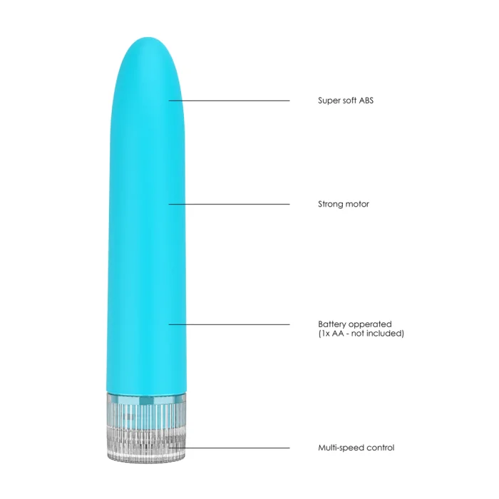 Vibrator Luminous »Eleni« 14 cm - Turcoaz