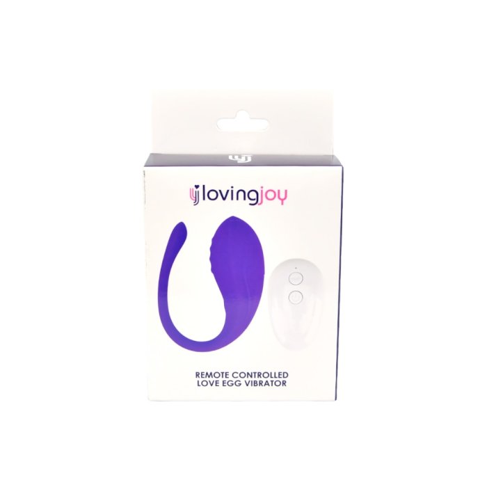 Loving Joy Remote Controlled Love Egg Purple Vibrator, 10 Vibratii#