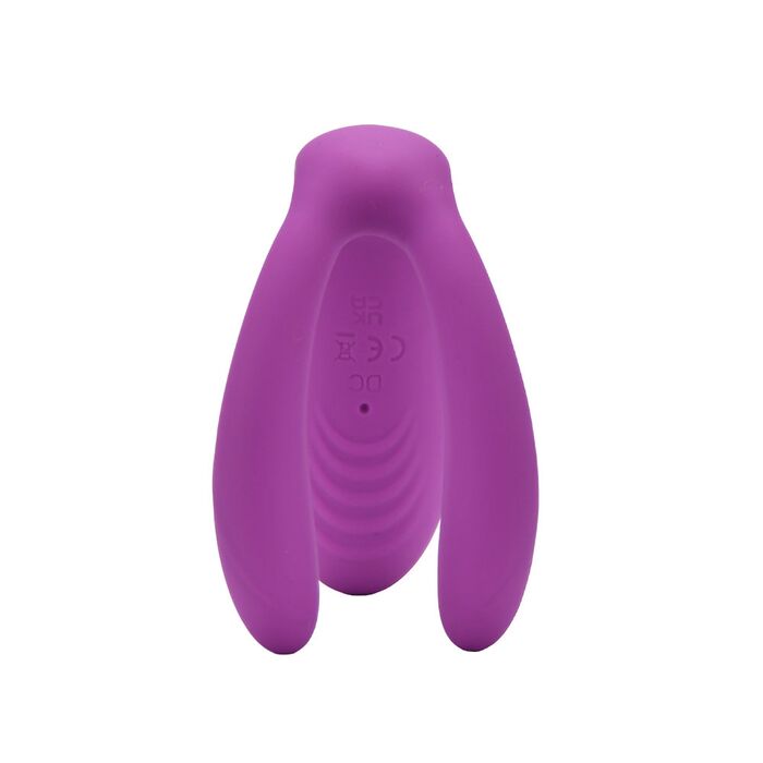 Vibrator Cupluri Loving Joy »Duet Remote Control« 20 cm - Violet