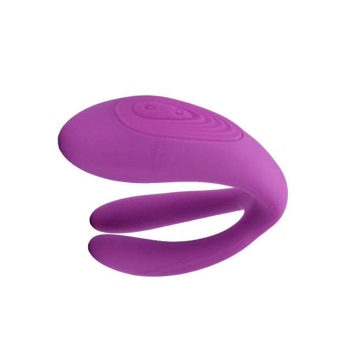 Vibrator Cupluri Loving Joy »Duet Remote Control« 20 cm - Violet