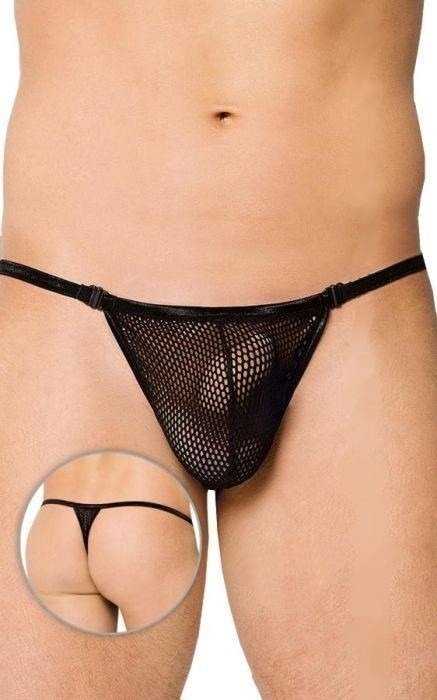 Chiloti barbati tanga plasa neagra Softline S-L