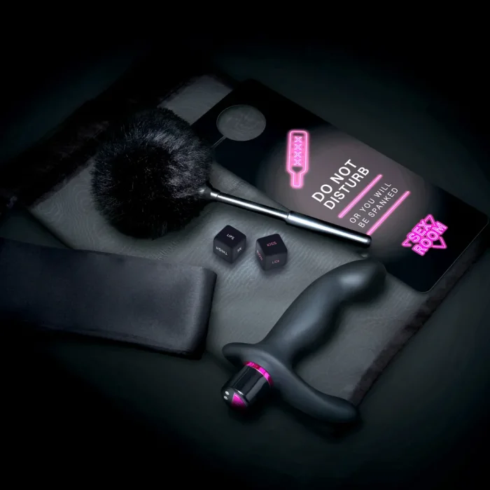 Set jucarii sexuale pentru prostata Sex Room »Prostate Play Kit« 15 cm - Negru
