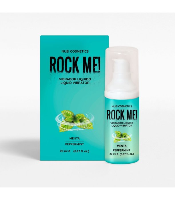 Gel Stimulator NUEI COSMETICS "Rock me! Menta & Cream Liquid Vibrator" 20 ml - vedere frontala