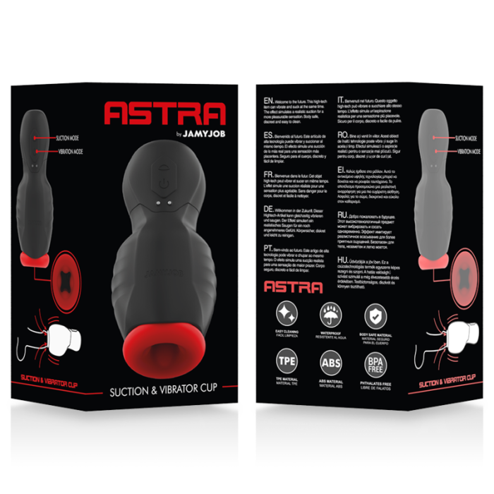 Masina de Muls Masturbator JamyJob "Astra" Negru##