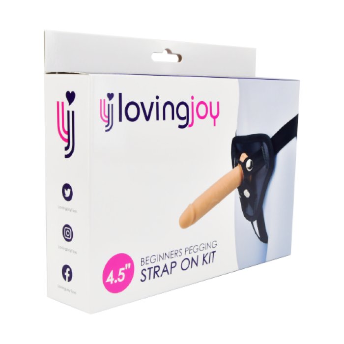 StrapOn Femei Loving Joy »Beginners Pegging« 11,5 cm - Natural