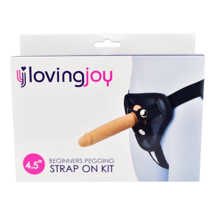 StrapOn Femei Loving Joy »Beginners Pegging« 11,5 cm - Natural