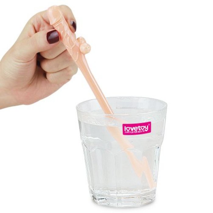 Set Paie de Baut Diverty Sex "Willy Straws" 10 Bucati - detaliu finisaj