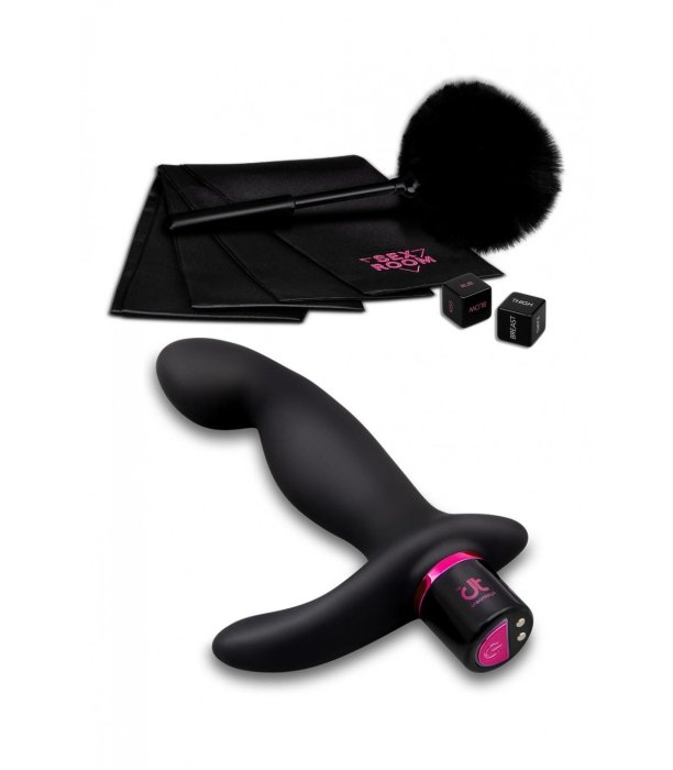 Set jucarii sexuale pentru prostata Sex Room »Prostate Play Kit« 15 cm - Negru