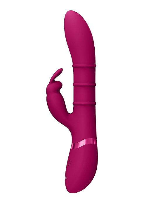 Vibrator VIVE »Up & Down Stimulating Rings G-Spot Rabbit« 24 cm - vedere spate
