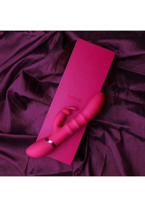 Vibrator VIVE »Up & Down Stimulating Rings G-Spot Rabbit« 24 cm - vedere laterala