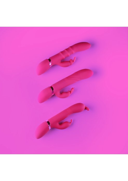 Vibrator VIVE »Up & Down Stimulating Rings G-Spot Rabbit« 24 cm - dimensiuni complete
