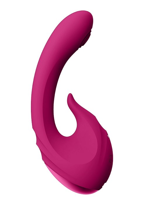 Vibrator VIVE »Miky Pulse-Wave & Flickering Silicone« 12 cm - Roz