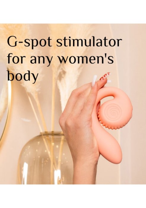 Vibrator Snail Vibe »Gizi Rabbit« 12 cm - Roz - detaliu ambalaj