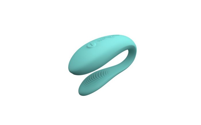 Vibrator Cupluri We-Vibe »Sync Lite Aqua« 7,8 cm - Turcoaz, Tester - detaliu finisaj