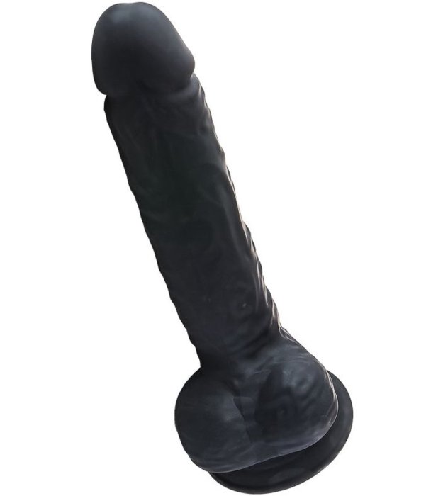 Dildo XXL Dream Toys »Dual Density« 38 cm - Negru - dimensiuni complete
