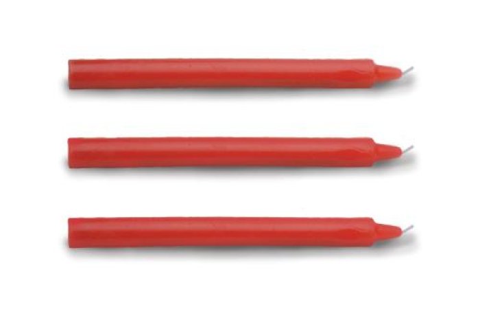 Set Lumanari Ceara Rece Master Series "Fire Sticks" 3 Bucati - Rosu - detaliu design