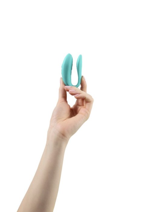 Vibrator Cupluri We-Vibe »Sync Lite Aqua« 7,8 cm - Turcoaz, Tester - vedere de ansamblu