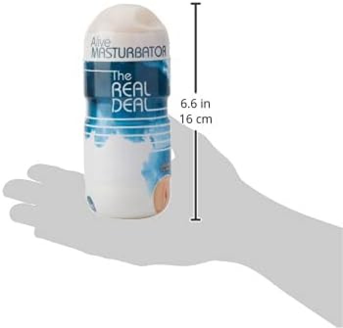 Masturbator Alive "The Real Deal" 16 cm - Natural##