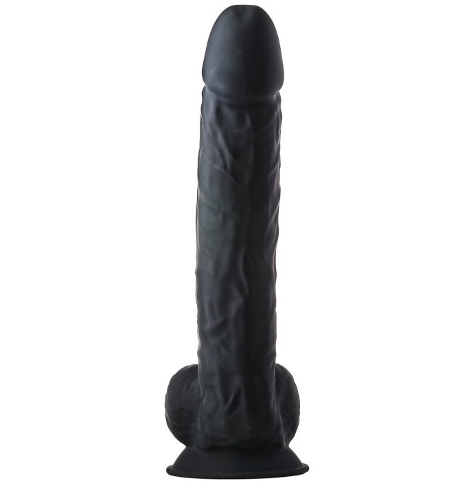 Dildo XXL Dream Toys »Dual Density« 38 cm - Negru - culoare si material