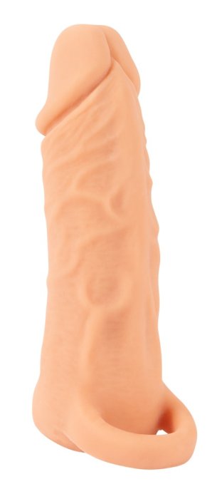Prelungitor Penis Nature Skin »Medium« 18,5 cm - Natural - dimensiuni complete