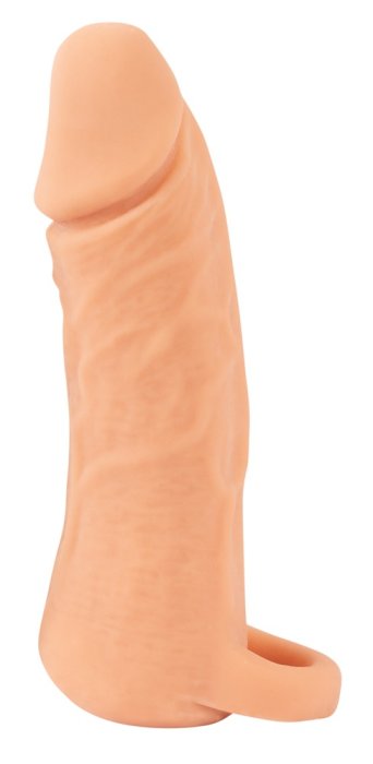 Prelungitor Penis Nature Skin »Medium« 18,5 cm - Natural - vedere laterala