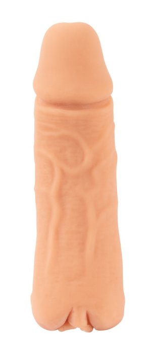 Prelungitor Penis Nature Skin »Medium« 18,5 cm - Natural - accesorii incluse