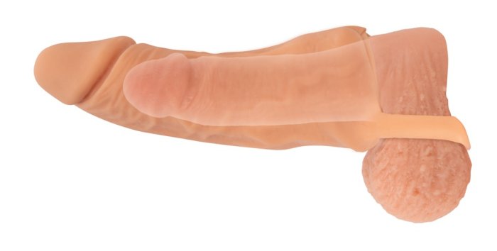 Prelungitor Penis Nature Skin »Medium« 18,5 cm - Natural - vedere de ansamblu