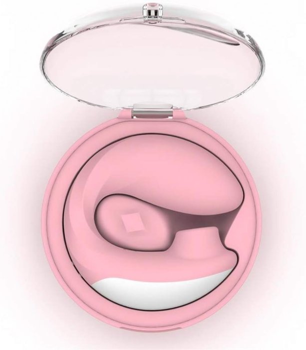 Stimulator Clitoris Intoyou »Mon Ami« 7 cm - Roz - vedere laterala