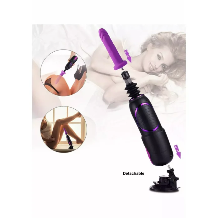 Masina de sex portabila Hismith »Premium Travel« Negru