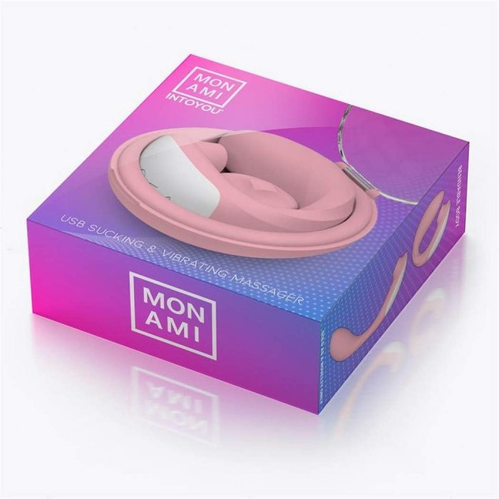 Stimulator Clitoris Intoyou »Mon Ami« 7 cm - Roz - accesorii incluse