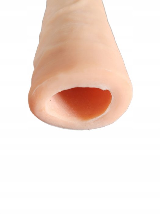 Prelungitor Penis Excellent Power »LoveClone« 20 cm - Natural - dimensiuni complete
