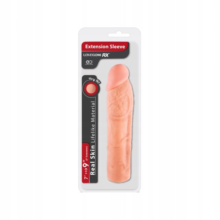 Prelungitor Penis Excellent Power »LoveClone RX 9« 23 cm - Natural