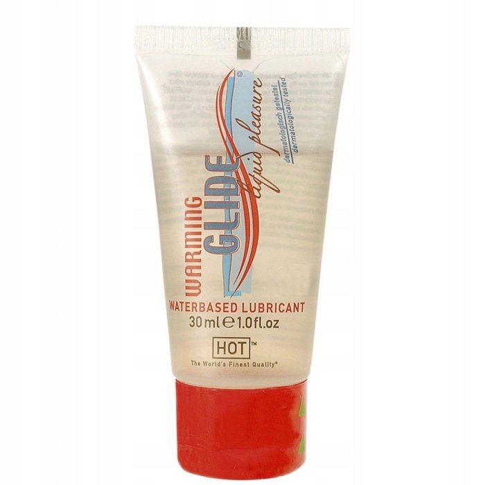 Lubrifiant Intim Hot "Warming Glide" 30 ml - culoare si material