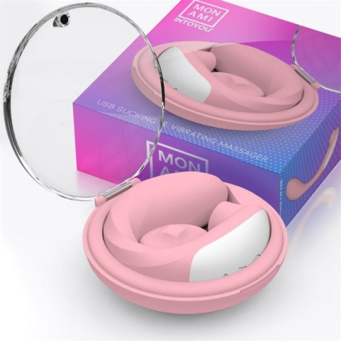 Stimulator Clitoris Intoyou »Mon Ami« 7 cm - Roz - vedere frontala