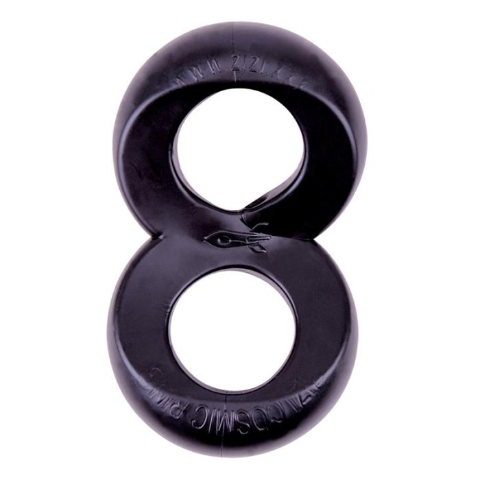 Inel Penis Chisa Novelties "Scrot Duo Cock" Negru##