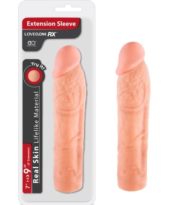 Prelungitor Penis Excellent Power »LoveClone RX 9« 23 cm - Natural