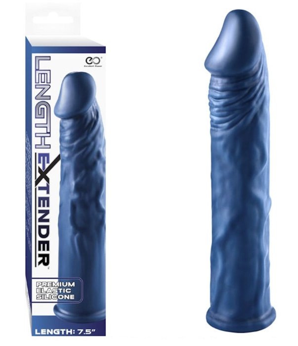 Prelungitor Penis Excellent Power »Length Extender« 19 cm - Albastru